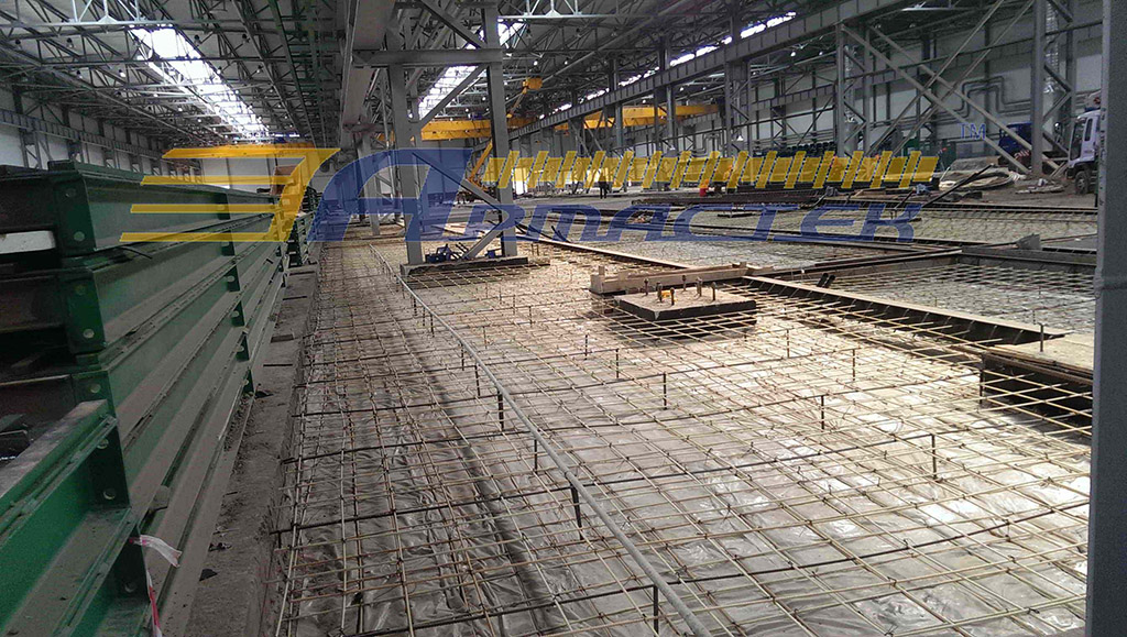 Industrial floors, Novosibirsk (Russia)